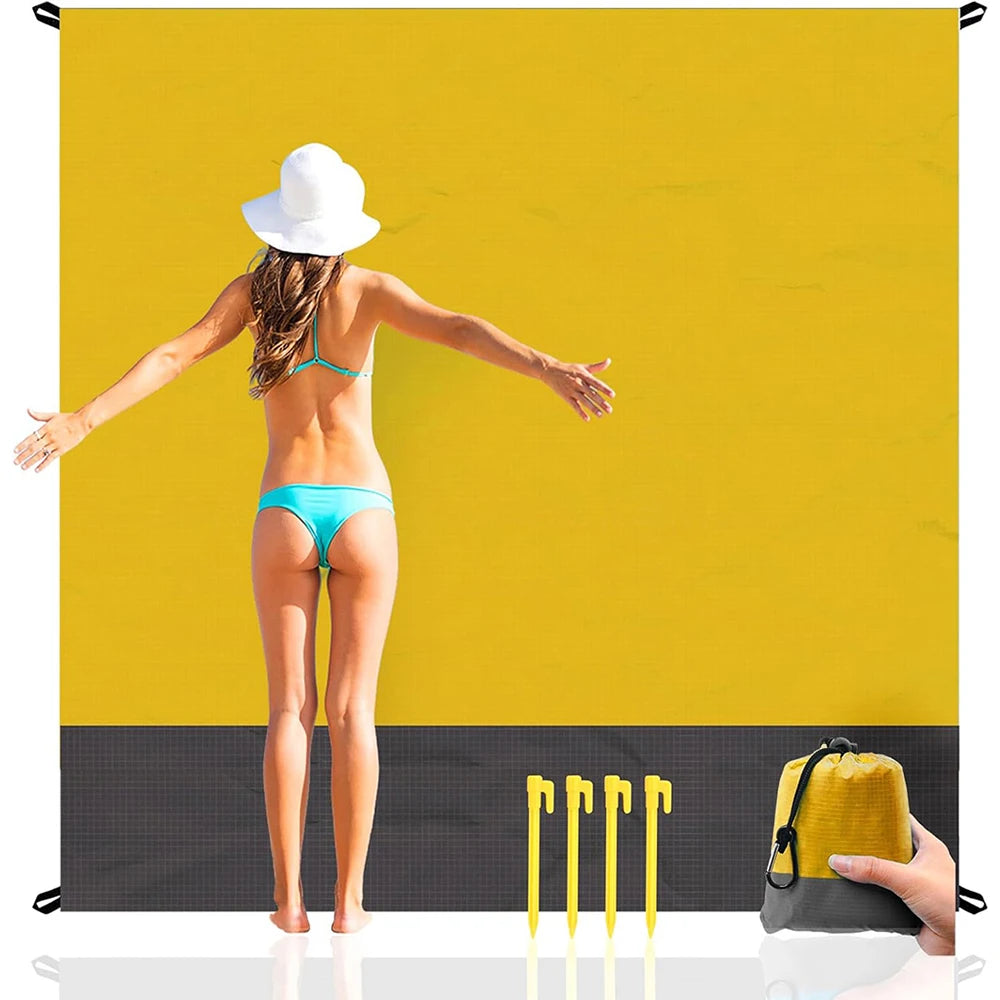 🧺Beach Mat – Lightweight, Waterproof & Sandproof