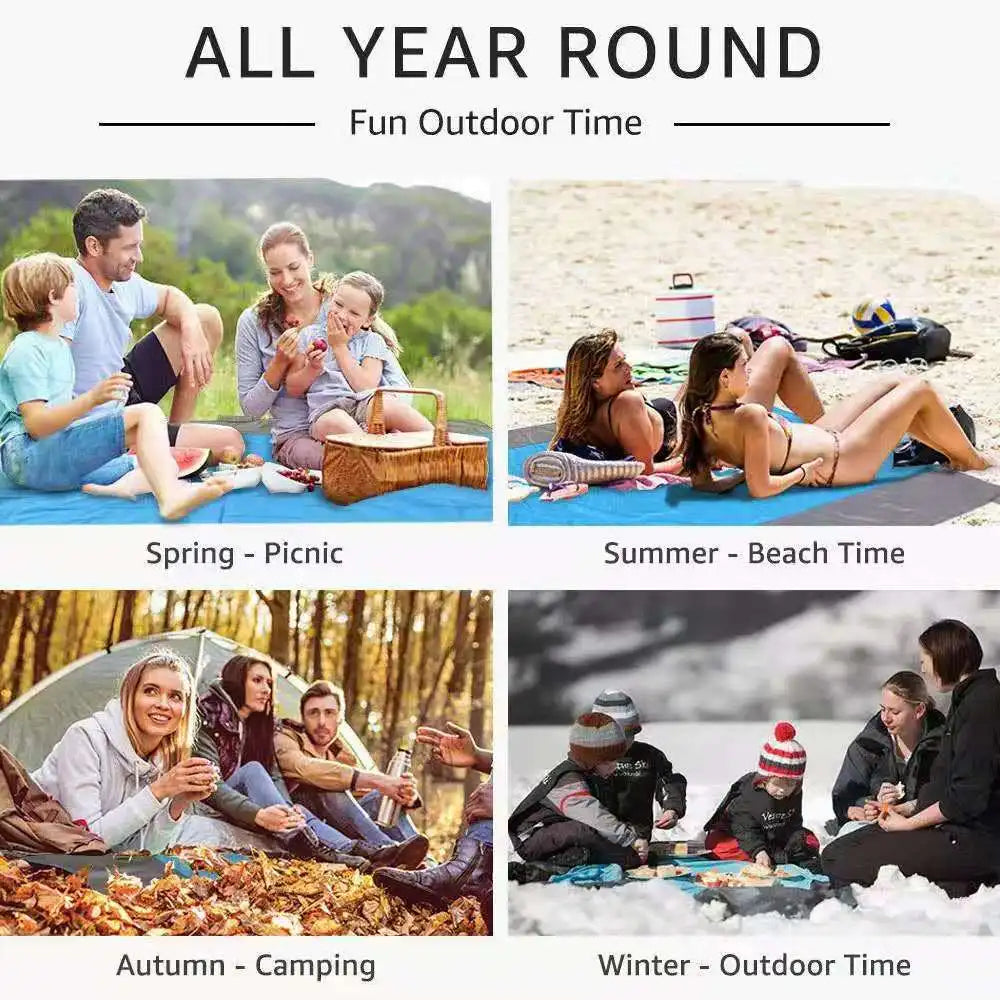 🧺Beach Mat – Lightweight, Waterproof & Sandproof