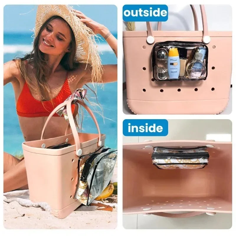 💧EVA Beach Bag – Waterproof & Durable Tote Organizer