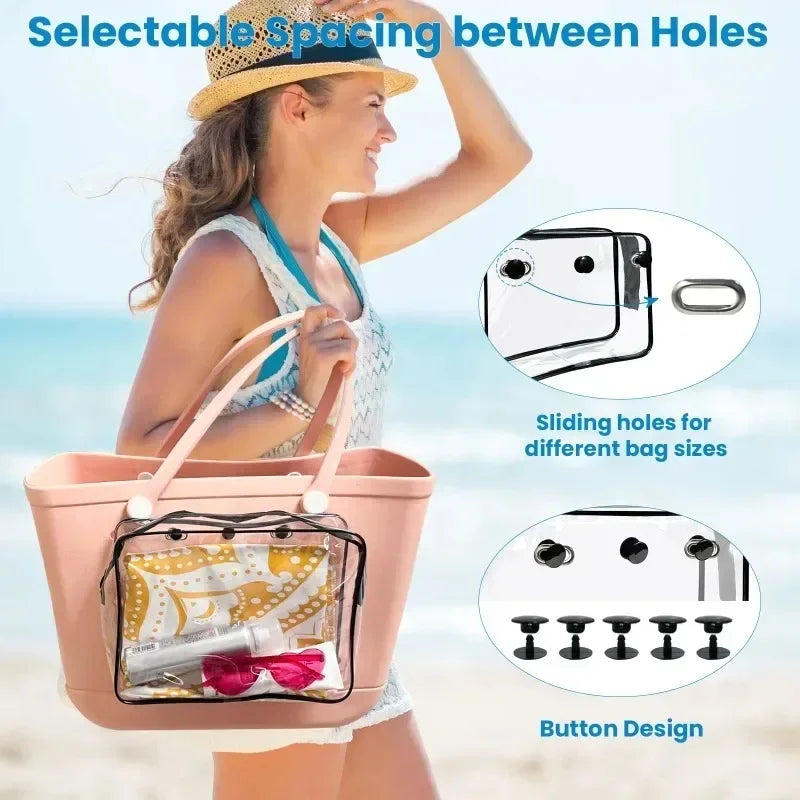 💧EVA Beach Bag – Waterproof & Durable Tote Organizer