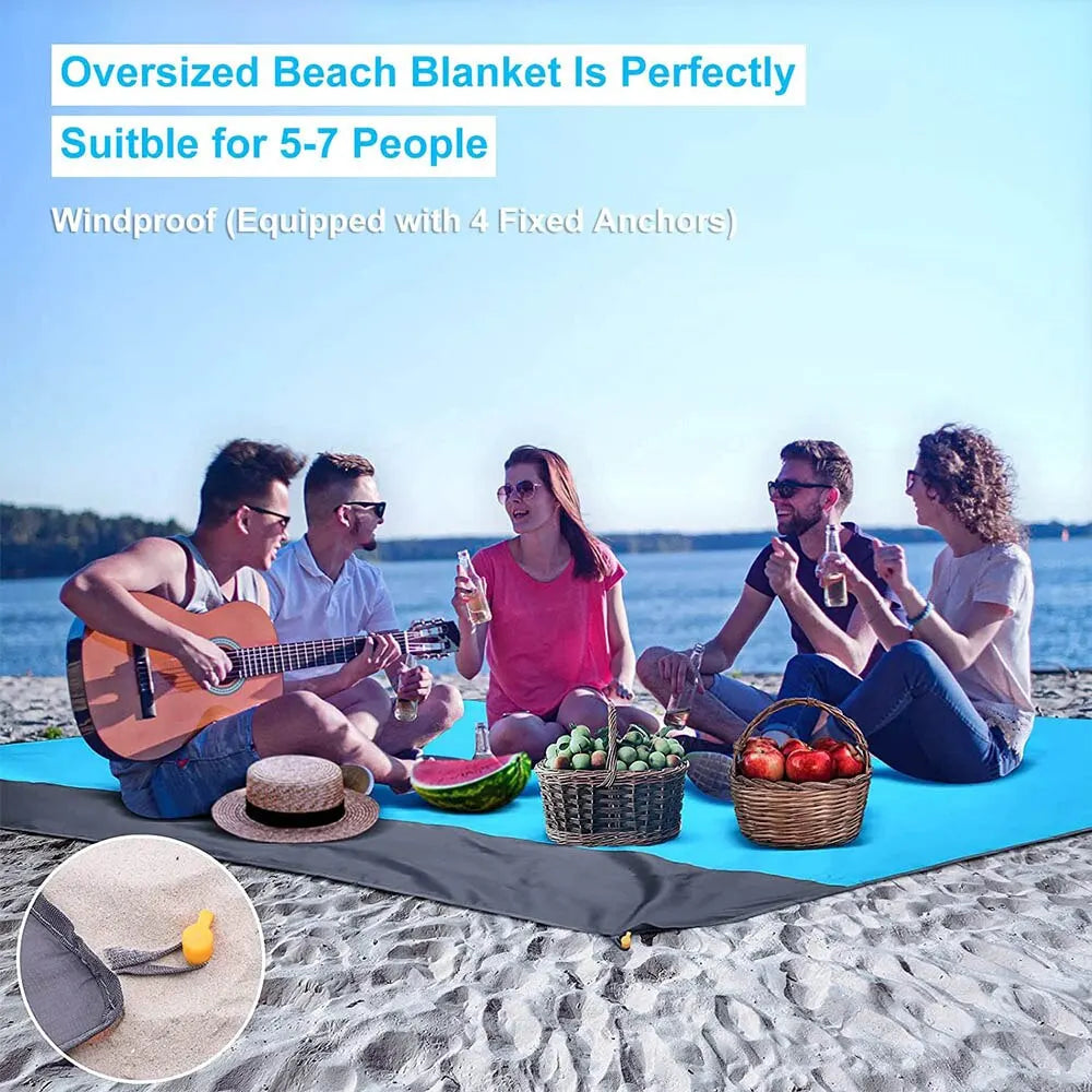 🧺Beach Mat – Lightweight, Waterproof & Sandproof